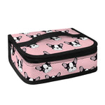 Cartoon French Bulldog Pattern Print Small Lunch Bag
