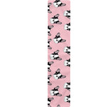 Cartoon French Bulldog Pattern Print Table Runner