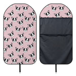 Cartoon French Bulldog Pattern Print Waterproof Car Seat Cover