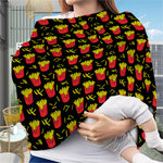 Cartoon French Fries Pattern Print Baby Seat Cover