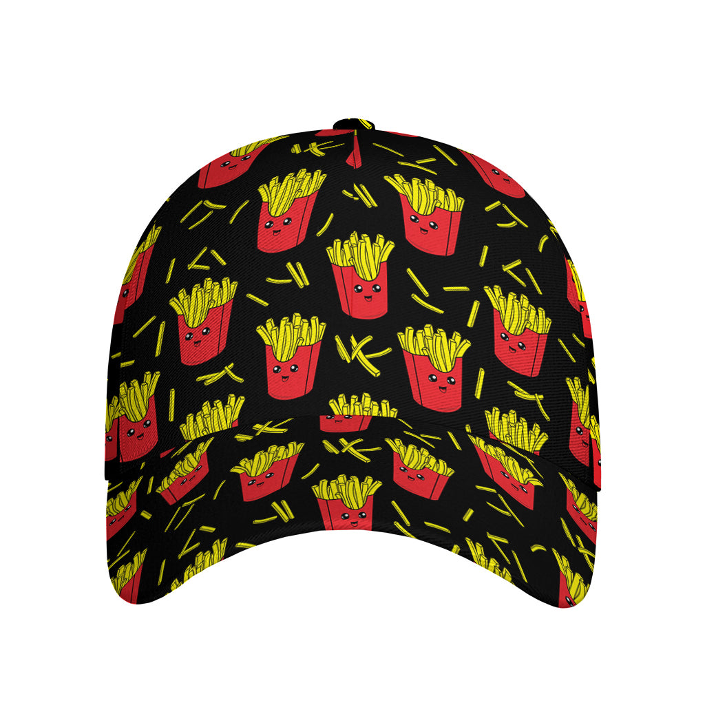 Cartoon French Fries Pattern Print Baseball Cap