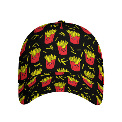 Cartoon French Fries Pattern Print Baseball Cap