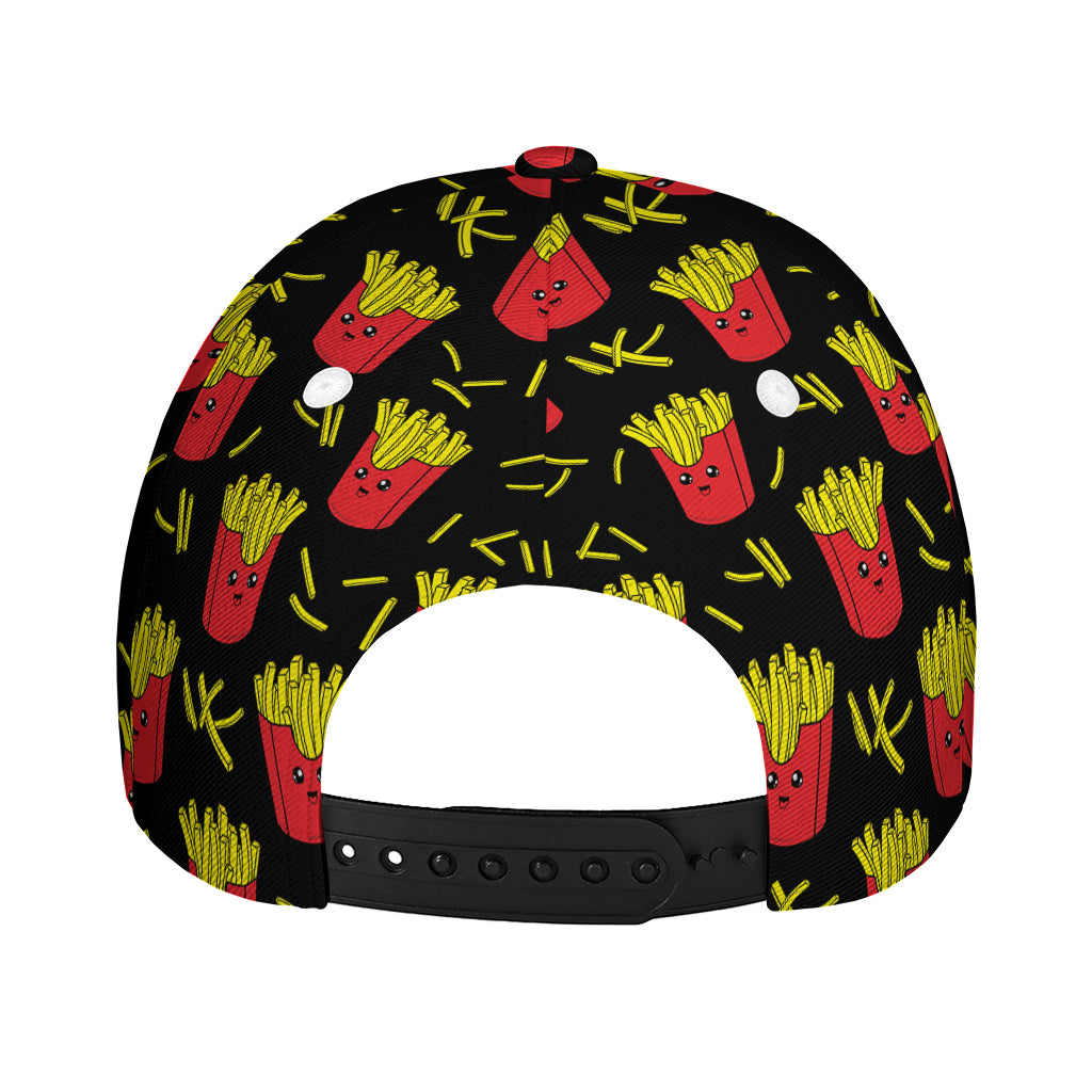 Cartoon French Fries Pattern Print Baseball Cap