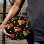 Cartoon French Fries Pattern Print Basketball