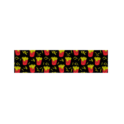 Cartoon French Fries Pattern Print Bed Runner