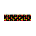 Cartoon French Fries Pattern Print Bed Runner