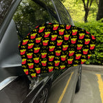 Cartoon French Fries Pattern Print Car Side Mirror Covers