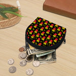 Cartoon French Fries Pattern Print Coin Purse