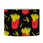 Cartoon French Fries Pattern Print Drum Lamp Shade