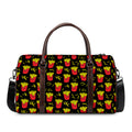 Cartoon French Fries Pattern Print Duffel Bag