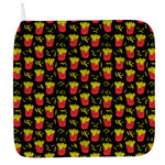 Cartoon French Fries Pattern Print Hand Towel