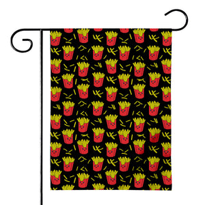 Cartoon French Fries Pattern Print House Flag