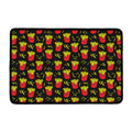 Cartoon French Fries Pattern Print Kitchen Mat