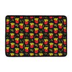 Cartoon French Fries Pattern Print Kitchen Mat