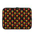 Cartoon French Fries Pattern Print Laptop Sleeve