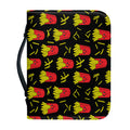 Cartoon French Fries Pattern Print Leather Bible Cover