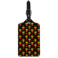 Cartoon French Fries Pattern Print Luggage Tag