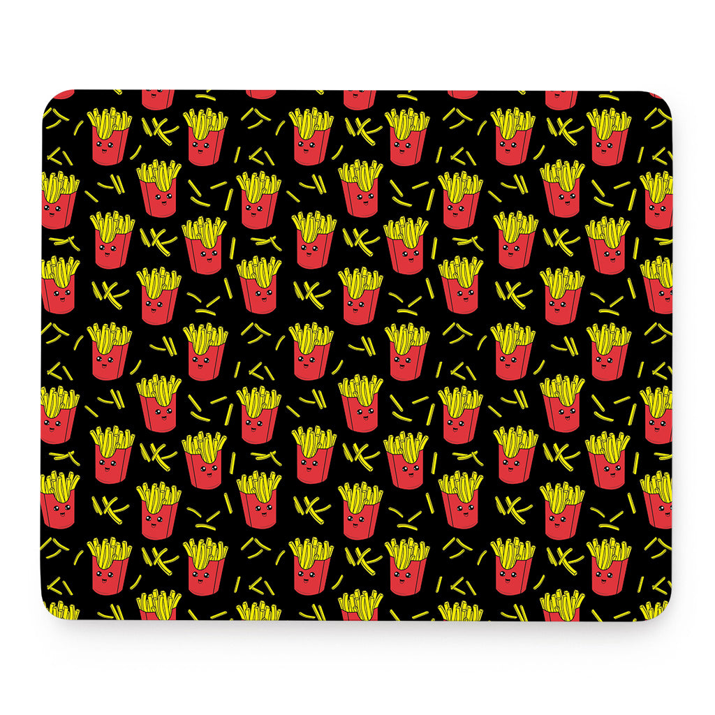Cartoon French Fries Pattern Print Mouse Pad