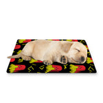 Cartoon French Fries Pattern Print Pet Cooling Mat Cover