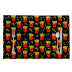 Cartoon French Fries Pattern Print Placemat