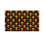 Cartoon French Fries Pattern Print Polyester Flag