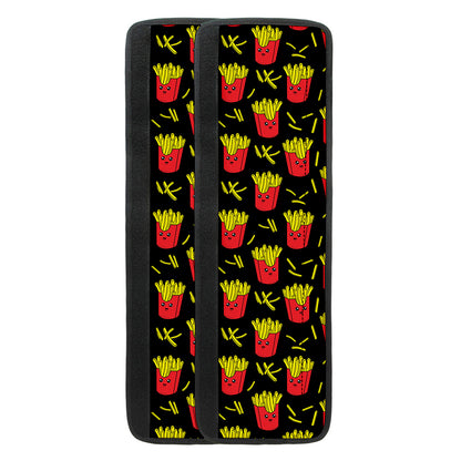 Cartoon French Fries Pattern Print Refrigerator Handle Covers