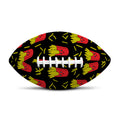 Cartoon French Fries Pattern Print Rugby Ball