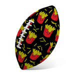 Cartoon French Fries Pattern Print Rugby Ball