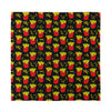 Cartoon French Fries Pattern Print Silk Bandana