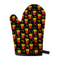 Cartoon French Fries Pattern Print Single Oven Mitt