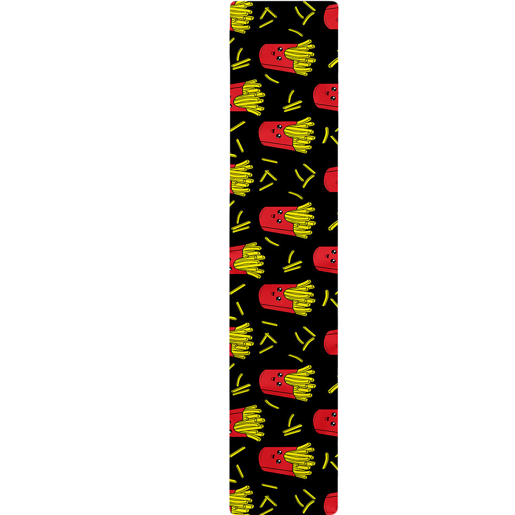 Cartoon French Fries Pattern Print Table Runner