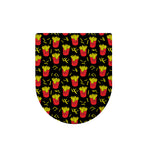 Cartoon French Fries Pattern Print Toilet Lid Cover