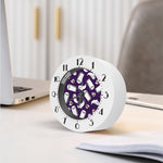 Cartoon Ghost Pattern Print Alarm Clock