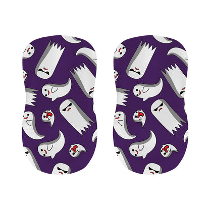 Cartoon Ghost Pattern Print Bar Stool Covers