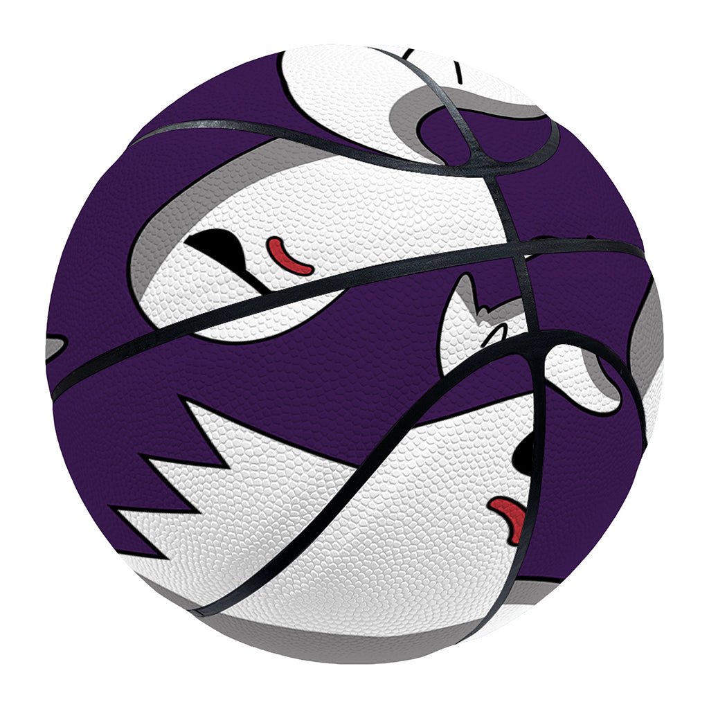 Cartoon Ghost Pattern Print Basketball