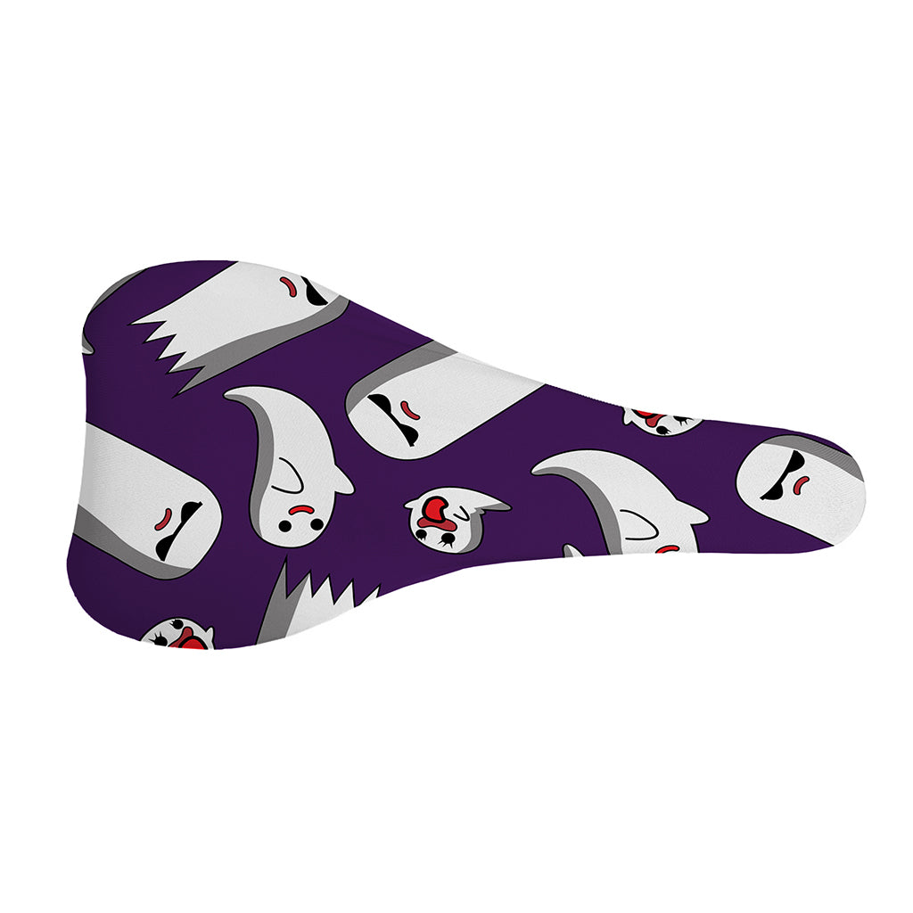 Cartoon Ghost Pattern Print Bicycle Seat Cover