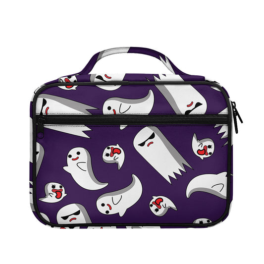 Cartoon Ghost Pattern Print Briefcase Bible Bag