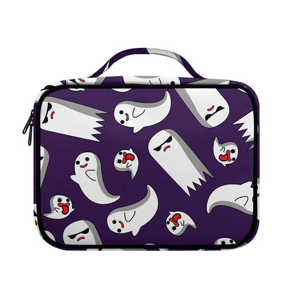 Cartoon Ghost Pattern Print Briefcase Bible Bag