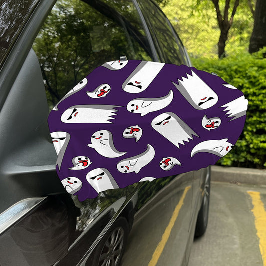 Cartoon Ghost Pattern Print Car Side Mirror Covers