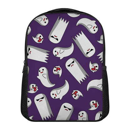 Cartoon Ghost Pattern Print Casual Backpack