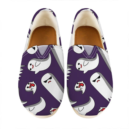 Cartoon Ghost Pattern Print Casual Shoes