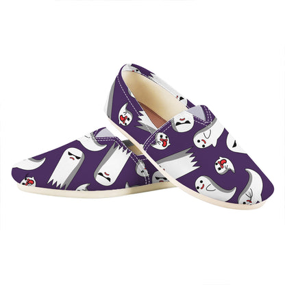 Cartoon Ghost Pattern Print Casual Shoes
