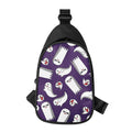 Cartoon Ghost Pattern Print Sling Bag