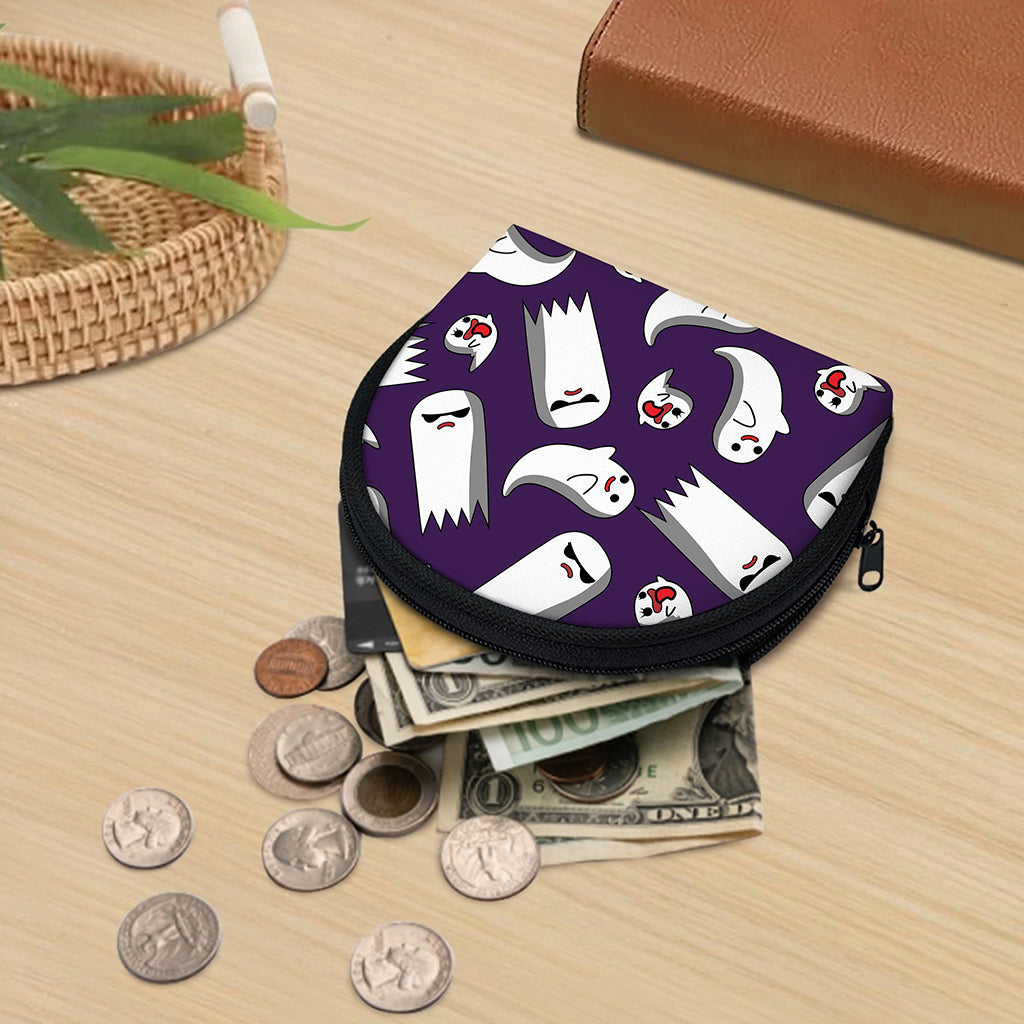 Cartoon Ghost Pattern Print Coin Purse