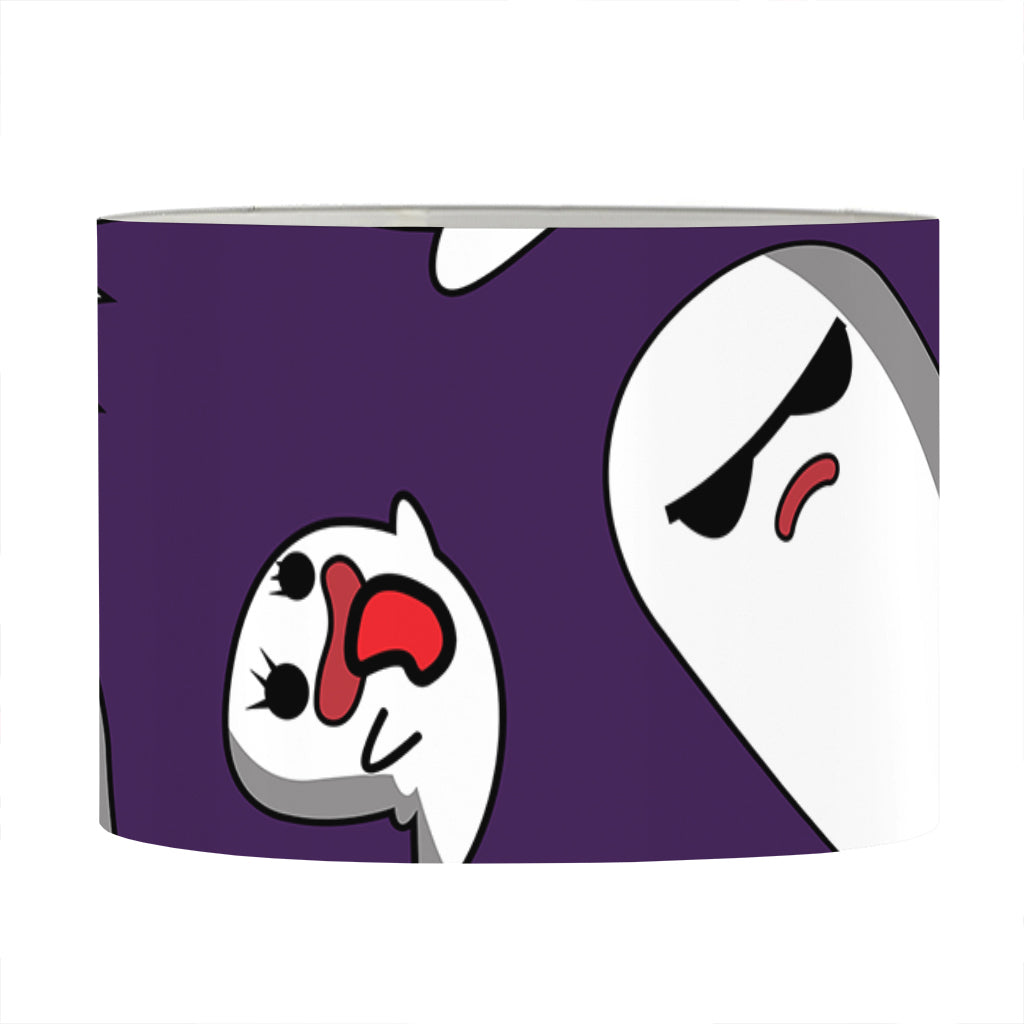 Cartoon Ghost Pattern Print Drum Lamp Shade