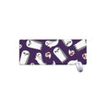 Cartoon Ghost Pattern Print Extended Mouse Pad