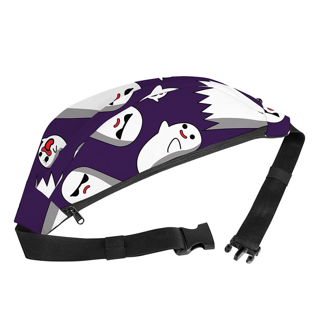 Cartoon Ghost Pattern Print Fanny Pack