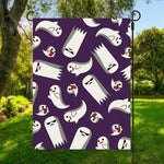Cartoon Ghost Pattern Print Garden Flag