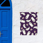 Cartoon Ghost Pattern Print Garden Flag