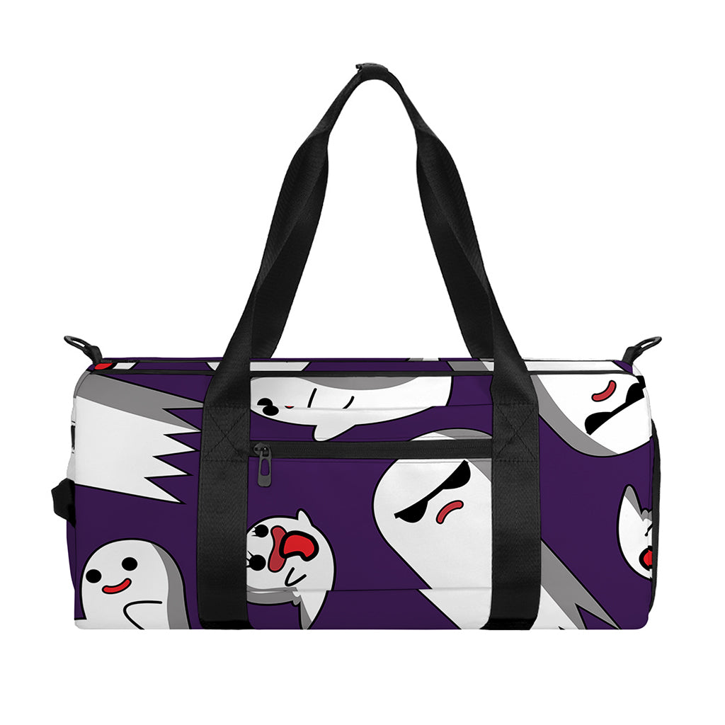 Cartoon Ghost Pattern Print Gym Bag